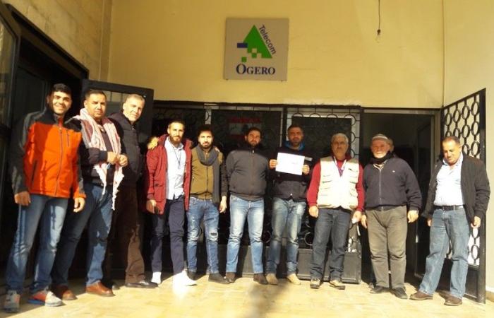 عمّال وموظّفو "أوجيرو" في حلبا واصلوا إضرابهم