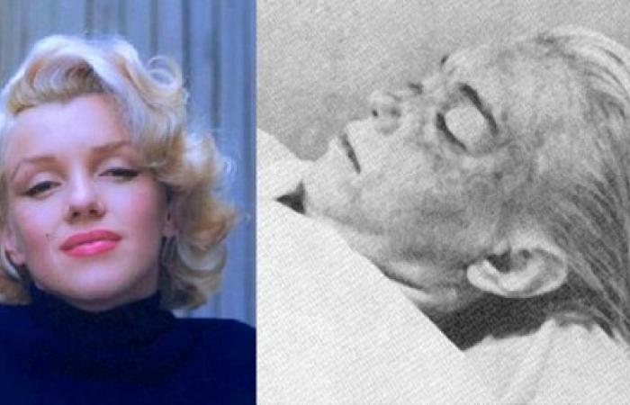 صور نادرة لجثة مارلين مونرو تظهر لأول مرة وهي بالمشرحة
