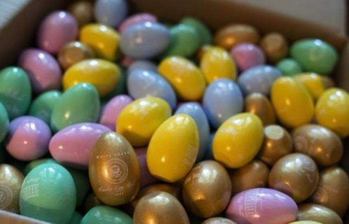 ميلانيا ترامب توزع 25 ألف بيضة لعمال الخط الأول في عيد الفصح.. شاهدوا