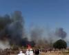 حريق هائل يلتهم عشرات المنازل في دارفور