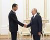 محادثات طويلة بين بوتين والأسد