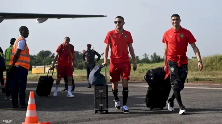 كأس-أمم-إفريقيا.-“أسود-الأطلس”-أول-الواصلين!