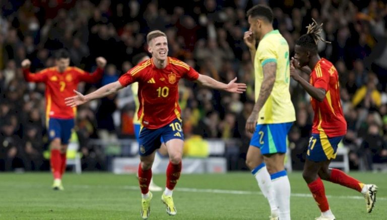 تعادل ودي بين إسبانيا والبرازيل تعادل-ودي-بين-إسبانيا-والبرازيل