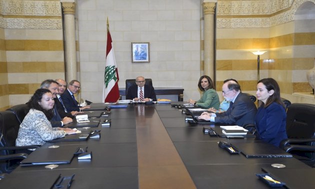 سلام-التقى-المبعوث-الفرنسي:-قانون-الفجوة-المالية-دخل-مراحله-النهائية