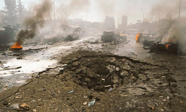 هجوم-بقذائف-الهاون-على-مواقع-أمنية-في-السويداء