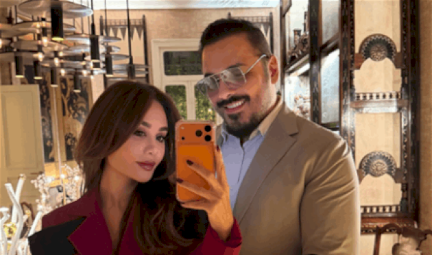 بالصور-والفيديو.-لحظات-رومانسية-بين-رامي-عيّاش-وزوجته-في-عيد-ميلادها