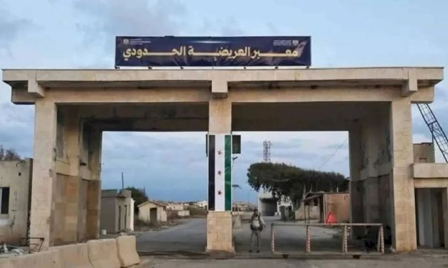 بالفيديو:-انهيار-جزء-من-جسر-العريضة-الحدودي