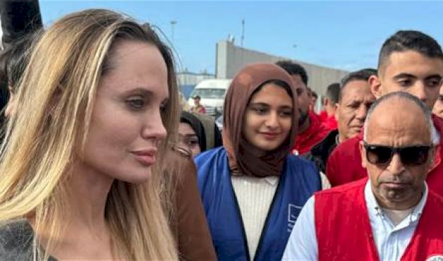 أنجلينا-جولي-في-رفح…-ورسالة-إنسانية-إلى-العالم