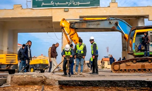 بدء-أعمال-صيانة-جسر-منفذ-العريضة-الحدودي