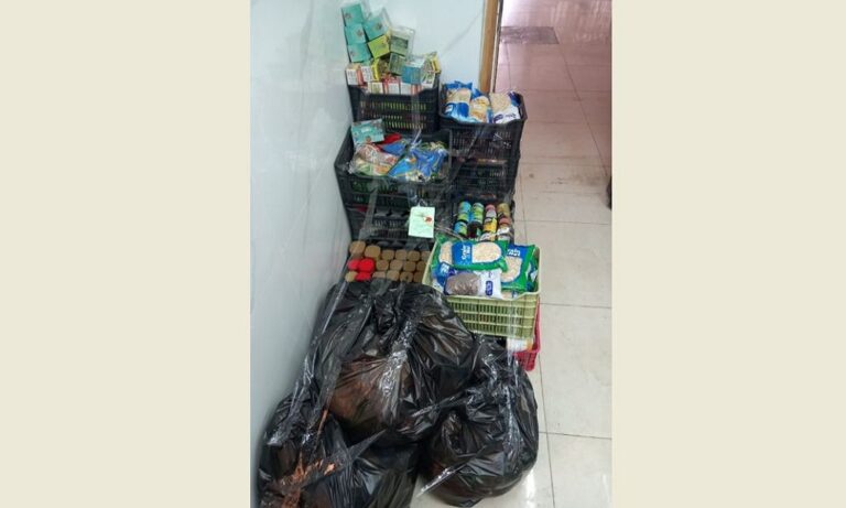 ختم-سوبرماركت-في-كفرجوز-بالشمع-الأحمر