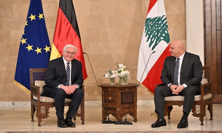 عون-لنظيره-الألماني:-عهدنا-أن-نحقق-مصلحة-لبنان-أولًا