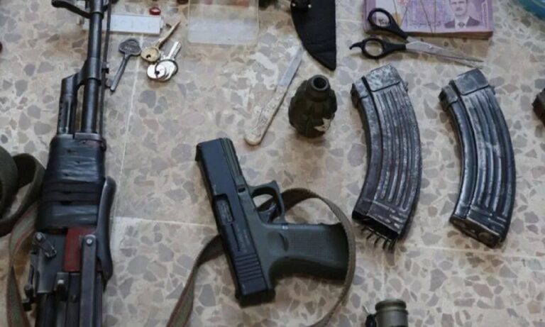 الداخلية-السورية:-تفكيك-عصابة-على-الحدود-السورية-اللبنانية